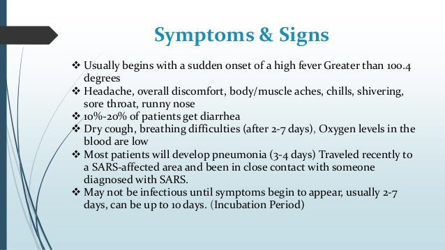 sars severe acute syndrome essay Severe acute respiratory syndrome (sars) is a viral respiratory illness caused by a coronavirus, called sars-associated coronavirus (sars-cov. sars severe acute syndrome essay Severe acute respiratory syndrome (sars) is a viral respiratory illness caused by a coronavirus, called sars-associated coronavirus (sars-cov.