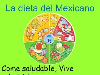 La dieta del Mexicano




Come saludable, Vive
 