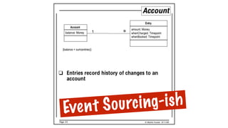 Event Sourcing-ish
 