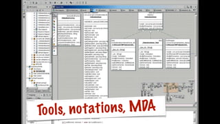 Tools, notations, MDA
 
