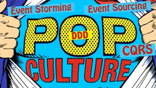 Event Storming Event Sourcing
CQRS
DDD
 