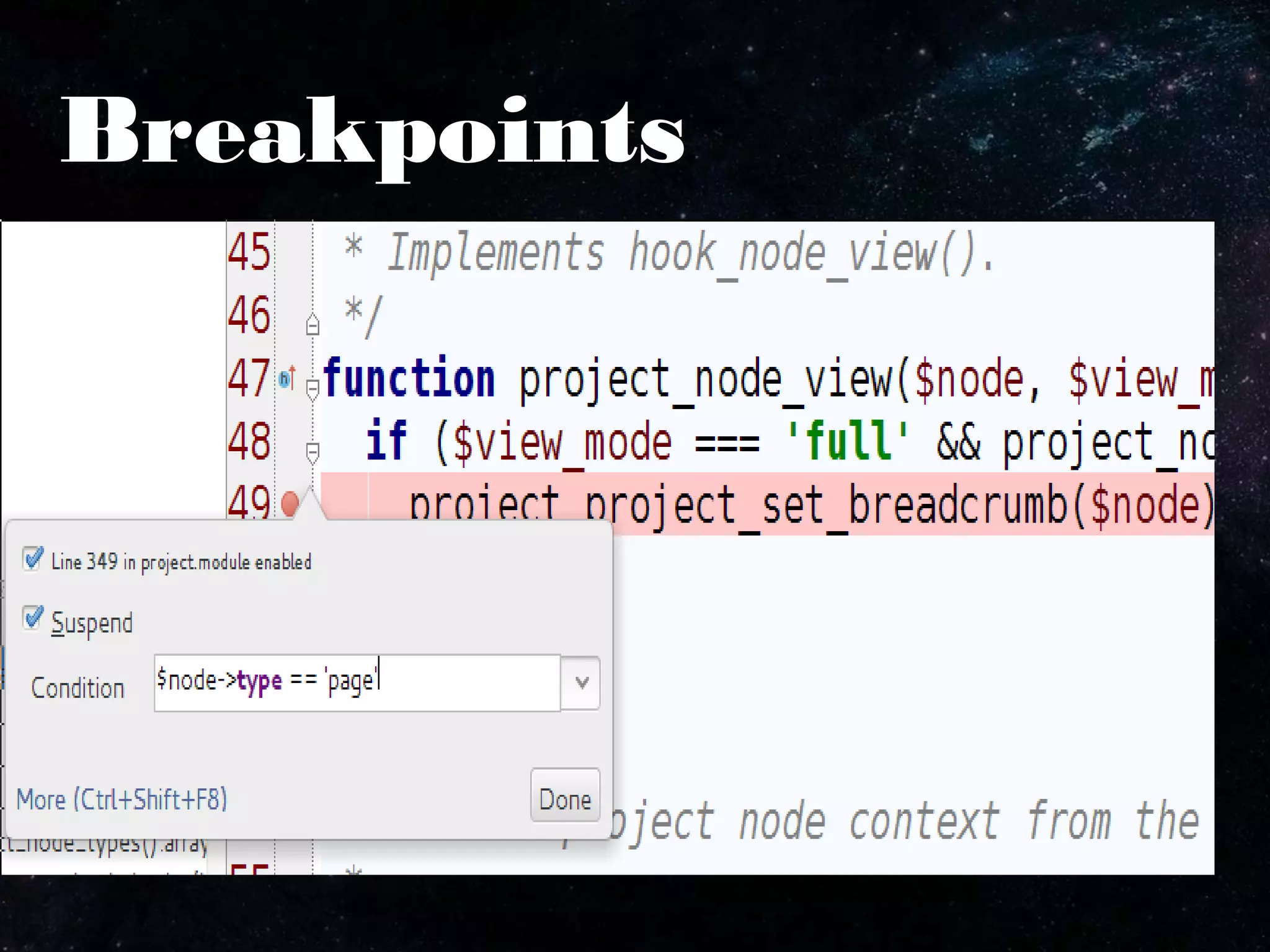 Breakpoints