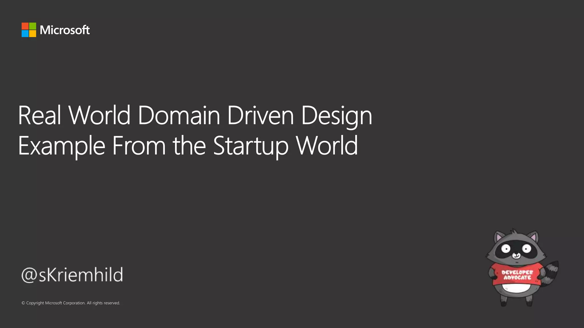 Real World Domain Driven Design Example | PPT