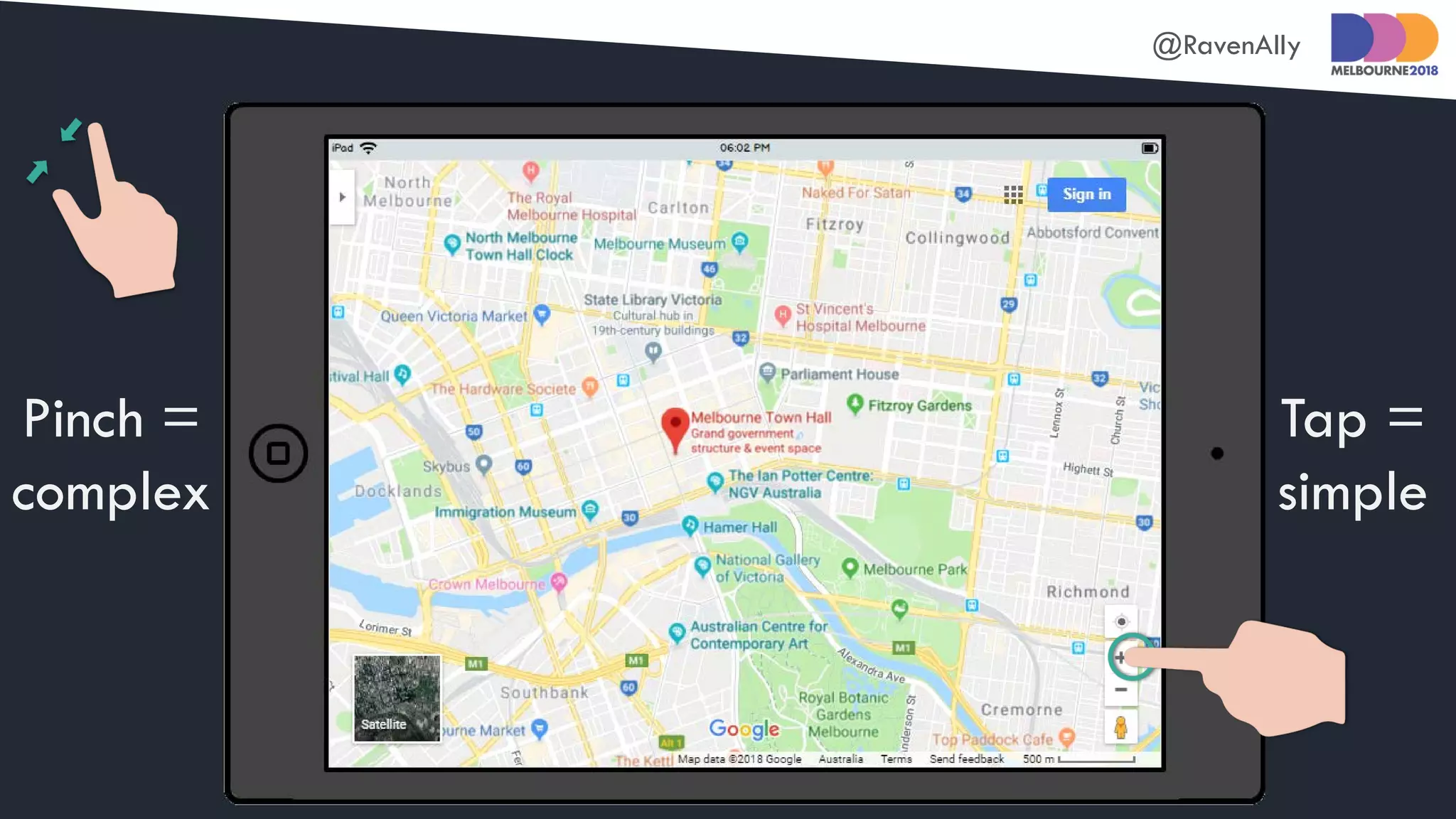 @RavenAlly
Pinch =
complex
Tap =
simple
 