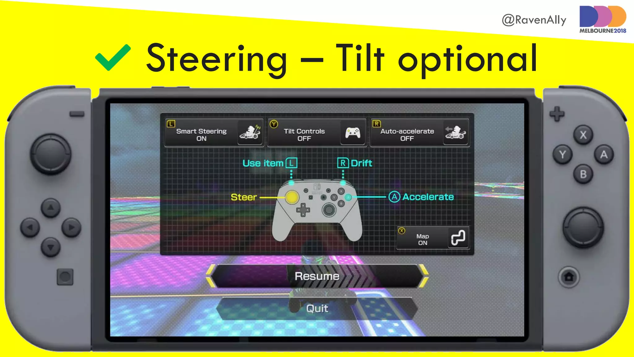 @RavenAlly
 Steering – Tilt optional
 