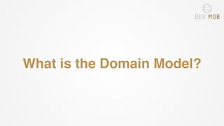 What is the Domain Model?
 