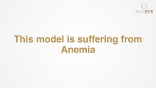This model is suffering from
Anemia
 