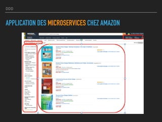 DDD
APPLICATION DES MICROSERVICES CHEZ AMAZON
 