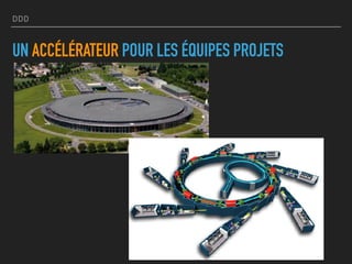 DDD
UN ACCÉLÉRATEUR POUR LES ÉQUIPES PROJETS
 