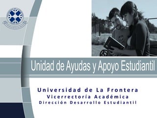 Universidad de La Frontera
  Vicerrectoría Académica
Dirección Desarrollo Estudiantil
 