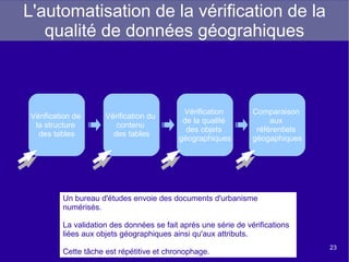 Les composantes de l'outil L'espace de travail graphique La fenêtre principale est l'espace de conception de vos jobs. On y dépose et lie les différents composants. Il existe plusieurs types de relations entre composants 
