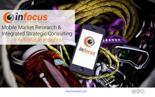 www.ifmresearch.com 1
Credentials
Mobile Market Research &
Integrated Strategic Consulting
= Actionable Insights
 