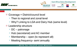 Overview of East Africa Dairy Development in Tanzania