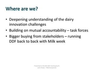 Looking back we move forward