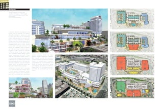 Metropolis
Design/Completion: 2010/on-going
Location: Los Angeles, California, USA
Client: Collarmele Partners and IDS Real
Estate Group
Size: 6 acres/2.4 hectares




A dynamic mixed-use development in the
bustling heart of downtown Los Angeles,
Metropolis promises to become the kind
of unique destination that will immediately
achieve landmark status as L.A.’s new—and
only—true urban marketplace. Metropolis
includes more than 350,000 square feet of
mixed-use space, a three-level retail complex,
residential towers and a 12-story, 250-key
boutique hotel. A downtown department store
anchors an appealing range of high-end
specialty retail options, and a gourmet grocery
headlines a wide selection of restaurant
and dining options. Rooftop dining venues
and spectacular outdoor dining terraces
promise breathtaking city views. A large          exteriors incorporate billboard and media
retail and entertainment podium serves as         elements, angular asymmetries, expansive
an architectural foundation and experiential      glass frontage and palm-lined pedestrian
complement for the signature hotel and the        avenues. Metropolis’ greatest asset is its prime
five-story residential towers. More than 300      location: the revitalized core of America’s
luxuriously appointed urban loft residences       second largest city, in close proximity to a
include access to exclusive private pool          number of landmark entertainment, dining
decks and a high-end fitness amenity.             and hospitality destinations, including the
                                                  Staples Center, L.A. Live and two new high-
Aesthetically, Metropolis hints at downtown
                                                  end hotels: the JW Marriott and the Ritz-
L.A.’s mid-rise Beaux-Arts heritage within
                                                  Carlton.
a more modern architectural context.
Presenting the sleek lines and contemporary
forms of a 21st Century city, eye-catching
 