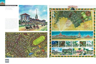 Dreamland Equestrian Resort
Design/Completion: 1998/ongoing
Location: Cairo, Egypt
Client: The Bahgat Group
Size: 124 acres/50 hectares




State-of-the-art equine facilities are the focus
of this 124-acre (50-hectare) resort area
outside Cairo. Up to 120 horses can be cared
for in resort stables and paddocks. A polo
club & field, steeplechase & exercise track,
covered dressage arena, riding school and
extensive trails allow for intensive training and
competition. A 200-key cottage hotel provides
for event attendees and guests, while 2,900
residential units offer owners options such as
apartments, townhouses, lakeside villas, and
single-family estates with barns.
 