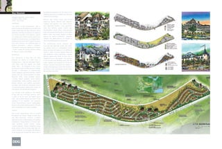 providing an experience for the owner of an
Blue Mountain
                                                    unfolding discovery of architectural elements
                                                    and interior furnishings.
Design/Completion: current project
Location: Dalian, China                             Planned with central salons and formal
Client: Yida Group
                                                    gathering spaces defined with exquisite
Landscape                                           moldings and pilasters, the rooms feature
The formal French Neoclassical style is             well appointed finishes, crisp geometric
expressed by the disciplined and architectural      stone floor patterns, granite counter tops
layout of Blue Bay and Blue Mountain. Using         and medallion mosaic inlays, wood paneled
geometry, symmetry and balance to compose           walls and parquet flooring with a hand milled
the classic formality of the gardens, spaces        patina, stone and marble fireplace mantles
are defined and created by long axial vistas,       flanked by built-in bookcases, exquisite
straight tree-lined avenues, rectangular lawns,     millwork and gilded fixtures all enhance a
clipped shrubs and French inspired fountains        refined and distinguished environment.
and water features. An additional layer of          The architectural interior elements are
garden adornment – statues, sculpture,              accented with high-style details that define
ornamental metal work, lighting and furniture       the ultimate luxury of cosmopolitan French
– further creates the private park-like setting     living: luxurious silk draperies, rich upholstery
for affluent couples and families.                  textures, subtle recessed lighting balanced
Architecture                                        with traditional crystal chandeliers, antique
                                                    glazing, gilded and metal accents and a
The residences of Blue Bay and Blue                 traditional French color palette. The attention
Mountain are offered in a wide range of             to rich architectural detailing along with the
housing types – high-rise apartment towers,         subtle layering and progression of texture,
town home units and duplex and single               balance, function and beauty all combine to
family villas – all designed in the French          create a homogeneous interior that speaks to
Neoclassical Style creating luxurious settings      the richness and sophistication found at Blue
through a combination of craftsmanship,             Bay and Blue Mountain.
classic elegance, gracious amenities, refined
privacy and the utmost attention to detail.
Mansard roofs, richly sculpted details,
vertically linked windows, lavish exterior
ornamentation, metal ornament, steep roofs,
dormer windows and rooflines punctuated
by towers and turrets are among the French
classical techniques employed to create the
atmosphere of sophisticated elegance.

The security of the gatehouse, the benefit
of the valet and concierge services, spas,
a state of the art work out facility, game
room, and resident library are some of the
grandeur of the amenities, too numerous
to list. State-of-the-art, “green” sustainability
features and smart building systems offer the
latest technology and comfort available.

Interiors

The French Neoclassical style is carried
throughout the interior design of Blue Bay
and Blue Mountain, creating a unified
appearance and complementing the building
architecture. Using themes of French high-
style, luxurious casual country, stately
country chateaus, baroque opulence, urban
haute couture and rich ornate high-style, the
interior elements are arranged with attention
to the progression through the space and to
 