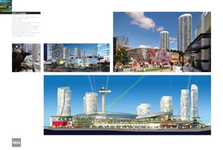 Mall of Istanbul
Design/Completion: current project/2011
Location: Istanbul, Turkey
Client: Torunlar
Size: 5.5 million square feet/510,996 square
meters; 150 acres/61 hectares
Overall GBA 330,000sm+ GLA 255,000sm
Retail GBA 195,000sm + GLA 135,000sm
Apartments GBA 108,000+ GLA 97,000,
plus the number of units 1500
Hotel GBA 20,000sm+ GLA 18,000sm, plus
the proposed number of keys 300
Parking spaces – structured 5600
 