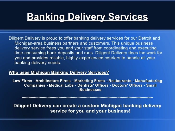 Diligent Delivery Services