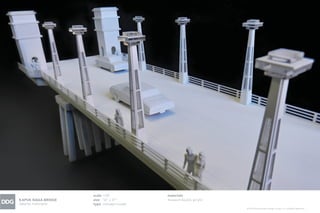 © 2013 Development Design Group, Inc. All Rights Reserved.
KAPUK NAGA BRIDGE
Jakarta, Indonesia
scale 1:50
size 12” x 31”
type concept model
materials
museum board, acrylic
 
