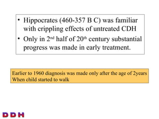 DDH Developmental Dysplasia of the Hip.ppt
