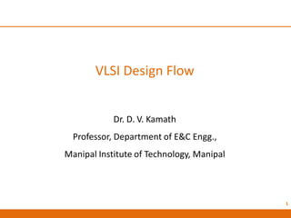 vlsi design flow | PDF