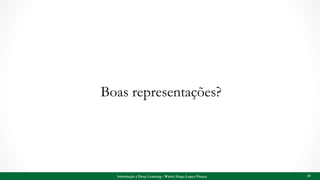 Boas representações?
19Introdução à Deep Learning - Walter Hugo Lopez Pinaya
 