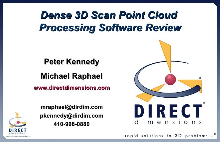 DDI Dense Point Cloud Processing Presentation Oct2009