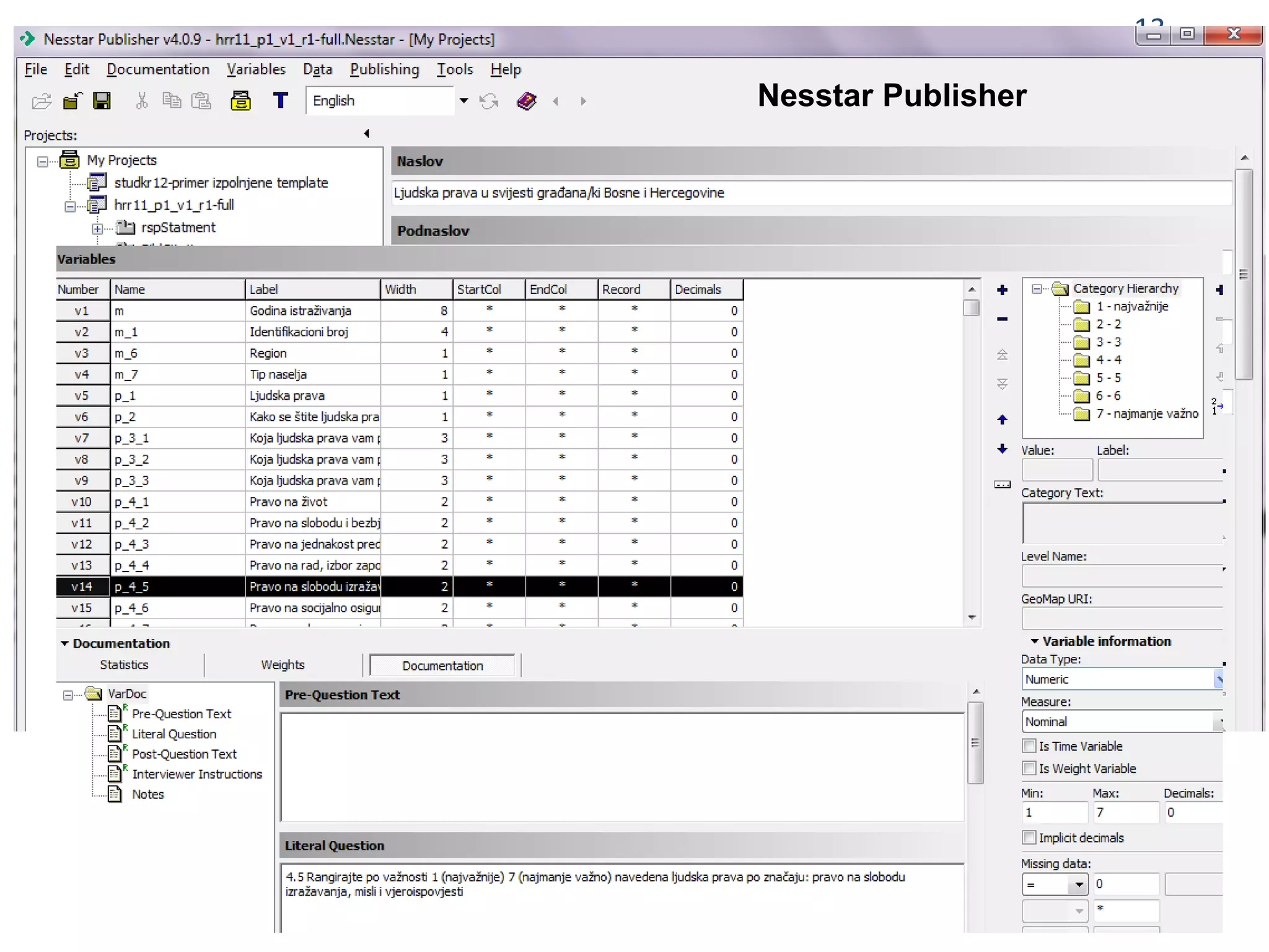 13
Nesstar Publisher
 