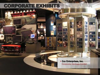 CORPORATE EXHIBITS




                     Cox Enterprises, Inc.
                     Corporate Heritage Exhibit
 
