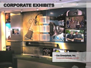 CORPORATE EXHIBITS




                     Cox Enterprises, Inc.
                     Corporate Heritage Exhibit
 