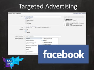 DDI
R O M E| 2017
M A RI O C A RTI A
Targeted Advertising
 