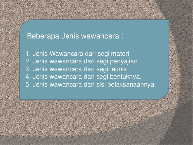 Slide Share Dasar Dasar Jurnalistik Wawancara