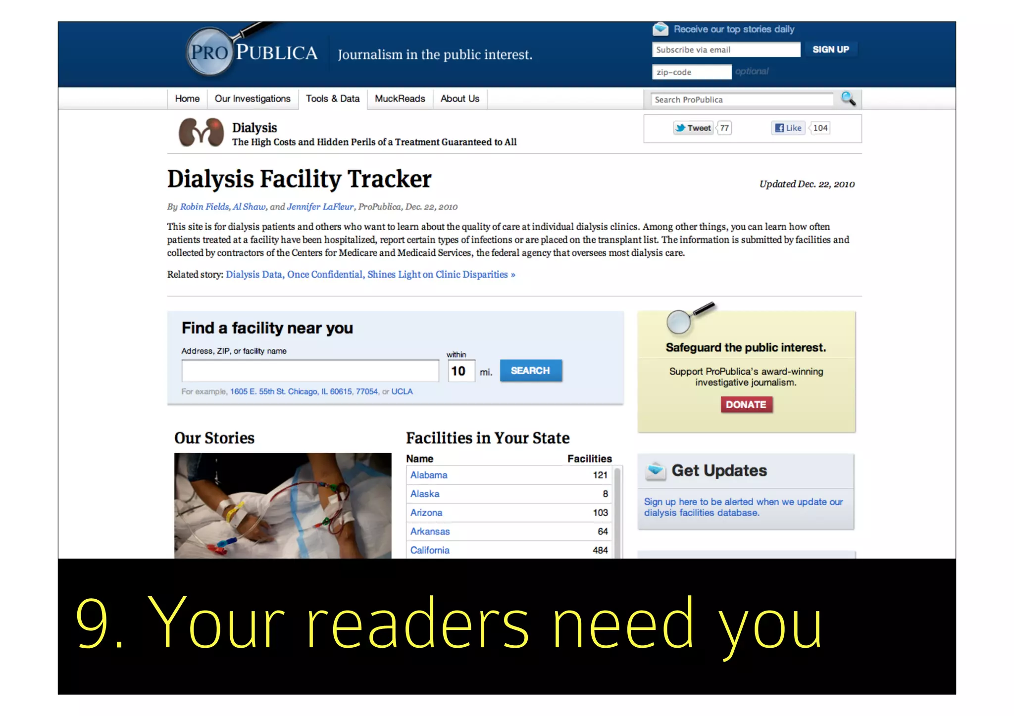 9. Your readers need you
 