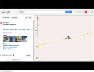 Wednesday, 10 April 13
 