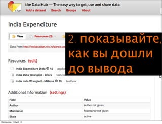 2. показывайте,
как вы дошли
до вывода
Wednesday, 10 April 13
 