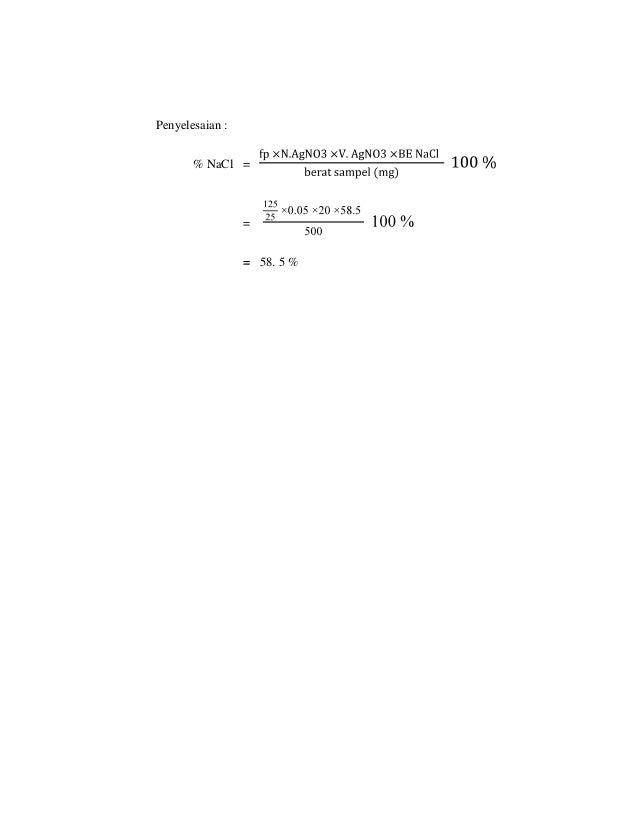 Laporan Praktikum Titrasi Pengendapan