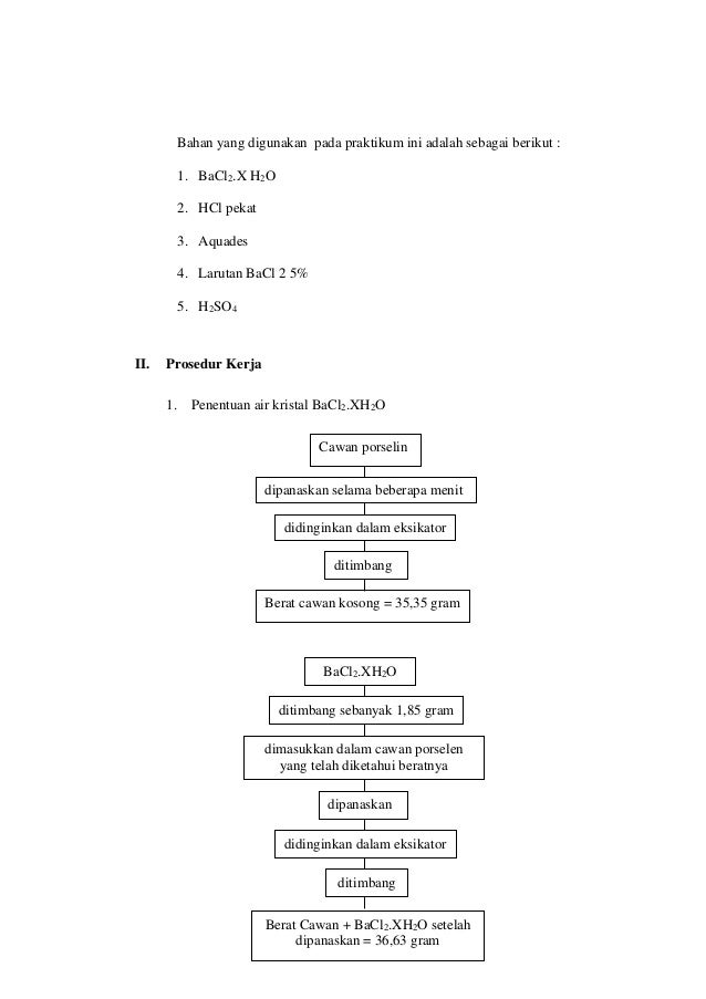 Laporan Analisis Gravimetri