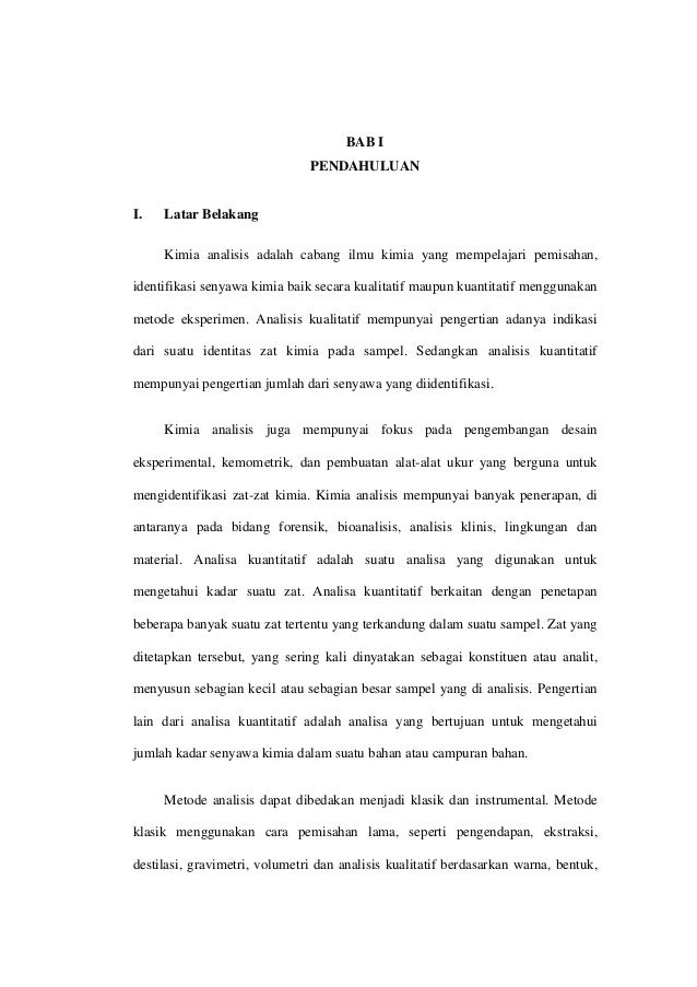 Laporan Analisis Gravimetri