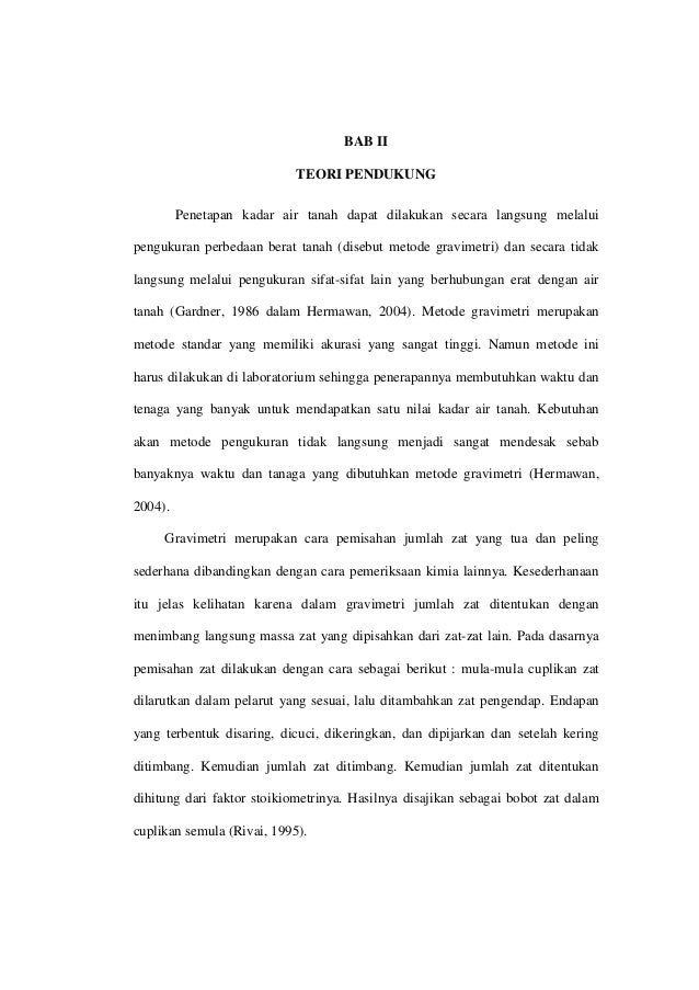 Laporan Analisis Gravimetri