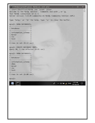 SQL Queries - DDL Commands | PDF