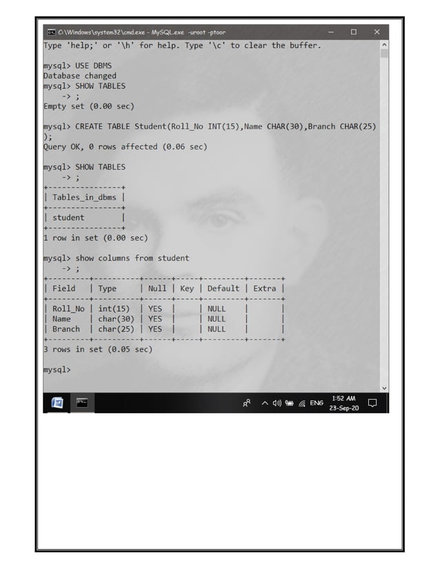 SQL Queries - DDL Commands | PDF