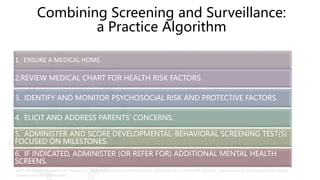 Developmental delay Identification and management | PPTX