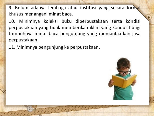 Rendahnya Minat Baca Siswa