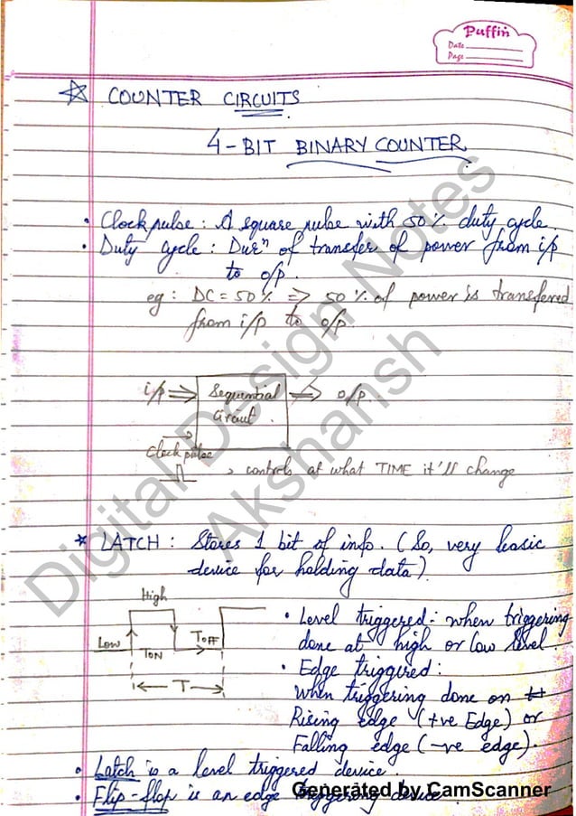 Digital Design notes