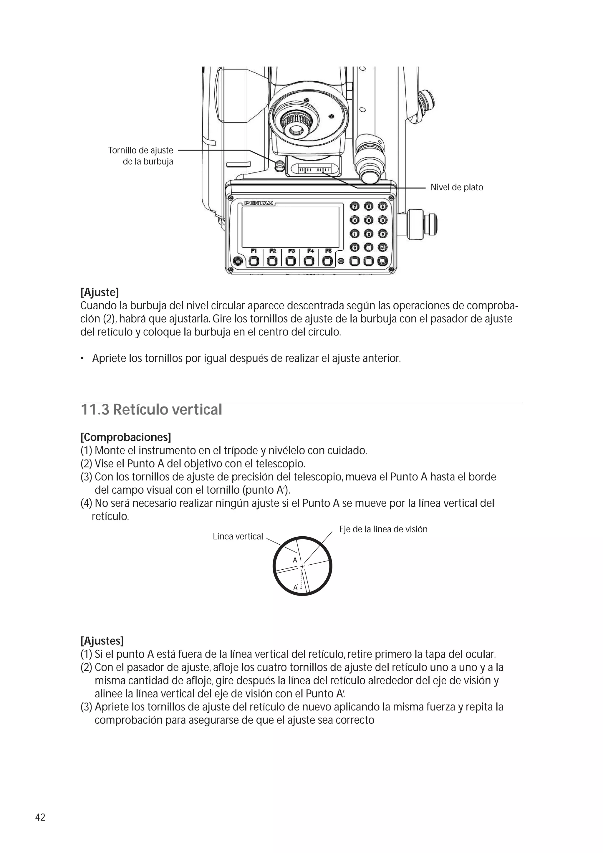 D:DocumentosSenaTopografiaFormacionEstaciones TotalesEstaciones  Totales Pentax V300Manual Basico Estaciones V300 | PDF