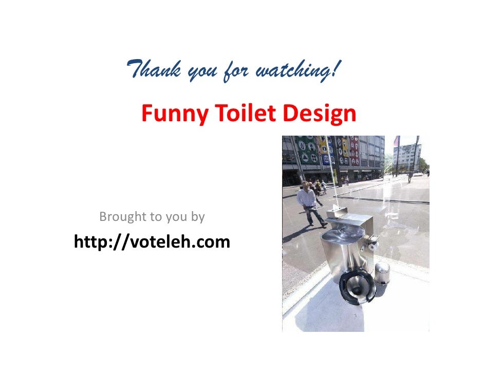 Funny Toilet Design