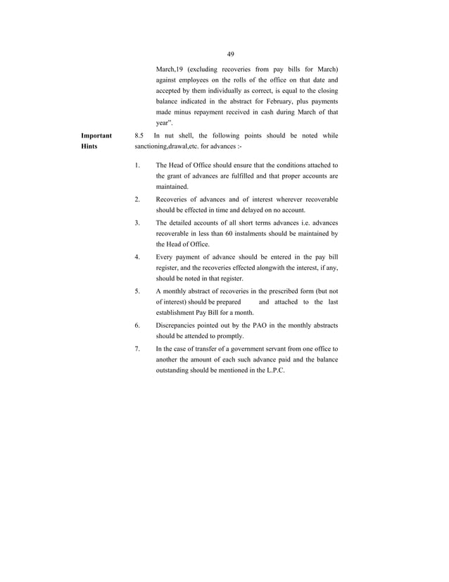 Manual for Drawing and Disbursing Officers