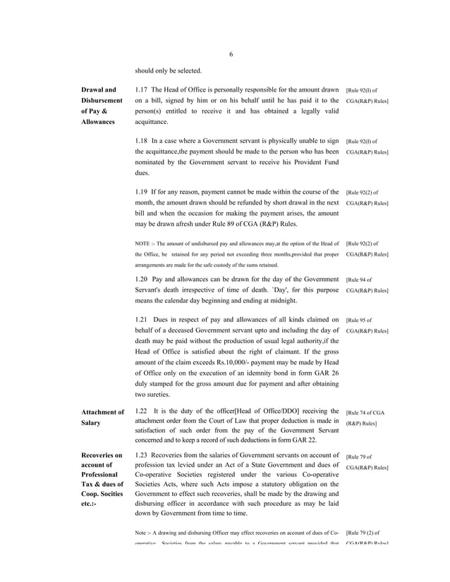 Manual for Drawing and Disbursing Officers