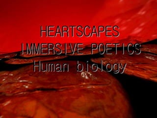HEARTSCAPES
IMMERSIVE POETICS
Human biology
 